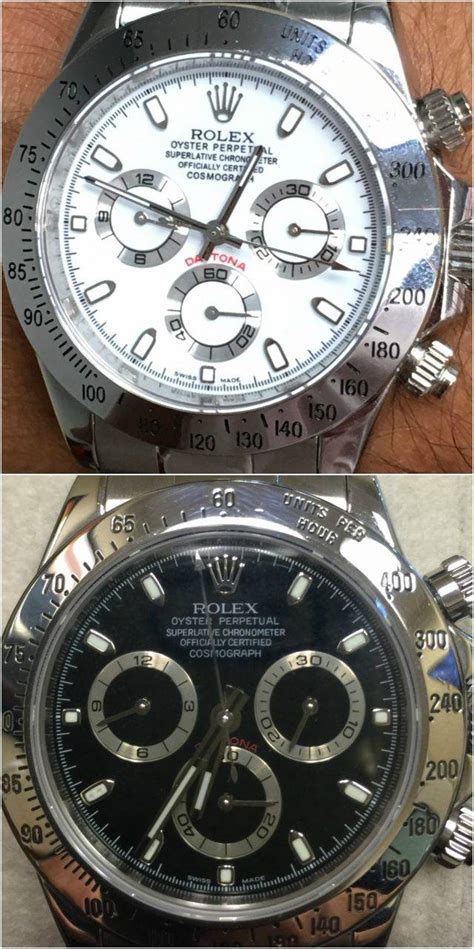 rolex daytona stainless steel fake